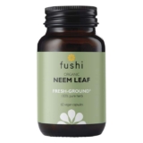 Fushi Organic Neem Leaf Capsules, 60 Caps Fresh-Ground Whole Food Detoxifying properties 20%:Voucher Subscribe & Save