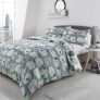 Fusion Duck Egg Blue Sheep Duvet Cover Set Super King Size 260x220cm Reversible Farm Animal Print Soft Polycotton Includes 2 Pillowcases Novelty Bedding for Kids or Adults Gift Idea