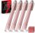GEARLITE Pen Torch 4 Pack, IPX4 Waterproof Pen Torches Battery Powered with Clip, Lightweight Small Pen Torches Led Super Bright,Small LED Torch Perfect for Emergency, Inspection, Work (Pink)