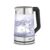 GEEPAS Illuminating Glass Kettle 1.7L Cordless Kettle with Stainless Steel Element Boil-dry Sensor, 2y Warranty 3000W