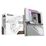 GIGABYTE B650E AORUS STEALTH ICE Motherboard – Supports AMD Ryzen 9000 CPUs- 1222 phases VRM- up to 8000MHz DDR5 (OC)