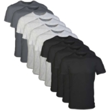GILDAN Mens Crew T-Shirt Multipack (Pack of 5) Size S