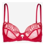 GOSSARD Red Plunge Wired Mesh Bra