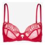 GOSSARD Red Plunge Wired Mesh Bra