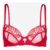 GOSSARD Red Plunge Wired Mesh Bra