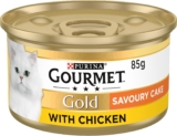 GOURMET Gold Savoury Cake Chicken Wet Cat Food 85g (Pack of 12)