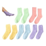 GYTFOG 5 Pairs Womens Fluffy Socks