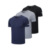 Gaiatiger 1/3 Pack Mens T-Shirts Quick Dry Short Sleeve Tops