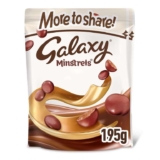 Galaxy Minstrels Milk Chocolate Bag, 195g (£1.93 – £1.72 Max S&S w/Voucher)