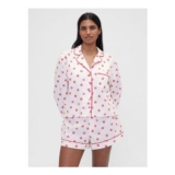 Gap X Summer Fridays White Kiss Poplin Pyjama Top