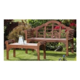Garden Gear Acacia Lutyens Bench & Coffee Table