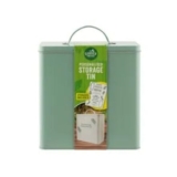 Garden Storage Tin With Stickers