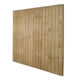 Garden Traditional Closeboard Pressure Treated 6ft Timber Fence Panel