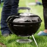 Garden Vida Kansas Small Kettle Grill Bbq (35.5cm Ø Grill Area) – Black