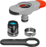 Gardena tap Connector for Indoor taps: Connection for Indoor taps, Including Adapter for Aerator Head, Spanner for Easy Fitting, for Kitchen and Bathroom (18210-20)