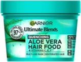 Garnier Fructis Aloe Vera Hair food – 100h Moisture Multi-UseMask, For Dry Hair & Scalp – Aloe Vera Vitamins C, E, F – Cruelty Free International & Vegan – 400ml