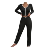 Gatamiau Womens 2-Piece Long Sleeve Pyjama Set