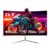 Gawfolk 24-Inch Curved Gaming Monitor, 120Hz, 1080p, HDMI/VGA, Built-in Speakers