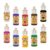 Gel Food Colour Set, 10 Colours, 10ml, 100ml Total