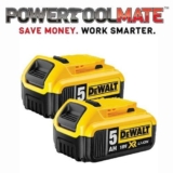 Genuine Dewalt DCB184 18v XR 5ah slide battery TWIN PACK – with code. Sold by Powertoolmate