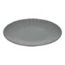 Geo Debossed Grey Dinner Plate 26.6cm