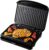 George Foreman Medium Electric Fit Grill Non stick, Healthy, Griddle, Toastie, Hot plate, Panini, BBQ, Energy saving, Vertical storage, Easy clean, Drip tray, Ready to cook light Black, 1630W 25810