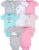 Gerber 8-Pack Baby Girls Clouds Onesies Bodysuits