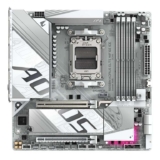 Gigabyte B850M AORUS ELITE WIFI6E ICE Motherboard- AMD Ryzen 9000 Series CPUs, 1221 Phases Digital VRM – With voucher