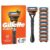 Gillette Fusion5 Razor for Men, 1 Gillette Razor, 10 Blade Refills x 3