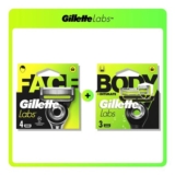 GilletteLabs Face Body Razor Blades Set