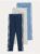 Girls Blue Side Stripe Jersey Leggings 3 Pack (4-9 yrs) – Free C&C