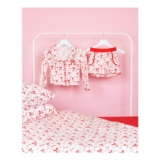 Girls Christmas Bow Pyjamas Shorts Set