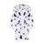 Girls Cream and Black Heart Print Dressing Gown