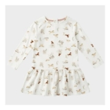 Girls Horse and Fox Long Sleeve Dress