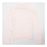 Girls Ivory Knitted Polo