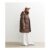 Girls Light Brown Padded Midi Coat 12-13 Years