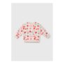 Girls Pink Strawberry Cherry Sweatshirt (1-7yrs)