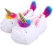 Girls Unicorn Slippers Cute Toddler Girls Slippers Soft Comfy Warm Plush Princess Home Slippers(Toddler/Little Kid/Big Kid)