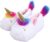Girls Unicorn Slippers Cute Toddler Girls Slippers Soft Comfy Warm Plush Princess Home Slippers(Toddler/Little Kid/Big Kid)