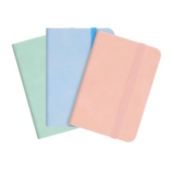 Gjinxi Pocket Notebook, Mini Lined A7, 100 Sheets, 3 Pack
