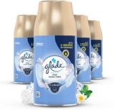 Glade Automatic Air Freshener Refills, Room Spray & Odour Eliminator, Clean Linen, Pack of 4 (4 x 269ml)