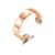 Glintara Hypoallergenic Magnetic Adjustable Ring, Rose Gold, Gift Box