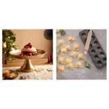 Gold Aluminium Cake Stand / World Gourmet Round Pasta Mold £3.50 – Free Click & Collect only