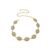 Gold Womens Adjustable Metal Chain Belt with Boho Design
