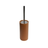 GoodHome Lassane Matt Orange Ceramic Toilet Brush & Holder