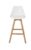 GoodHome Pitaya White Bar stool