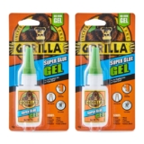 Gorilla Super Glue Gel 15g (Pack of 2)