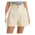 Grace Karin Womens Lightweight Travel Shorts Coconut Buttons Beige XL