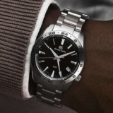 Grand Seiko GMT 39mm Stainless Steel Bracelet Mens Quartz Watch, Model: SBGN027G