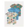 Graphic Short Sleeve Romper 3 Pack